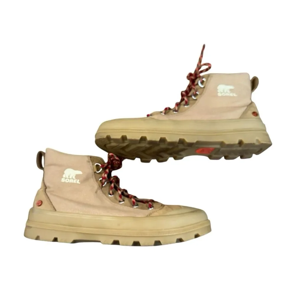 Sorel Scout N About Mid Sneaker Gear Casual Boots Caribou Buff Men’s Size 12
